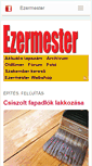 Mobile Screenshot of ezermester.hu